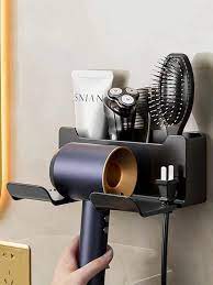 Bathroom Hair Dryer Shelf Organizer