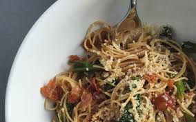 Barilla whole grain is the delicious way to enjoy whole grain pasta, with the taste and quality you have come to expect from italy's no. Whole Wheat Angel Hair With Pancetta And Broccolini Parsnips And Pastries