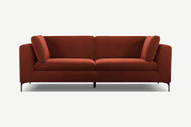 monterosso 3 seater sofa brick red