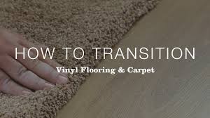 L luxury vinyl end cap molding. How Do I Transition Between Vinyl Flooring And Carpet