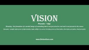 ounce vision with meaning phonetic