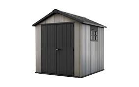 oakland grey large storage shed 7 5x7