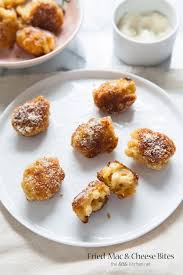 fried mac cheese bites the little