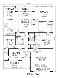 House Plan 61472 Traditional Style