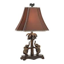 bronze elephant table lamp
