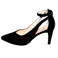 Peter Kaiser 76175 Court Shoes Black Suede