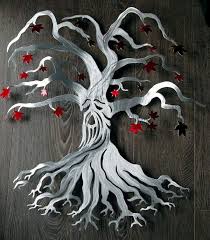 Weirwood Tree Metal Tree Art Tree Of
