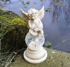 Solar Powered Fairy Angel Cherub Garden