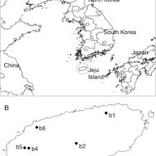 Map of jeju island area hotels: A Geographical Location Of Jeju Island South Korea B Localities Of Download Scientific Diagram