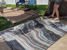 the secret to cleaning your outdoor rug