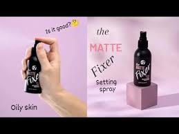 w7 matte fixer settings spray review in