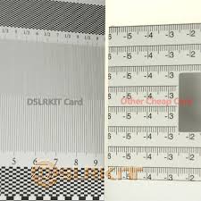 Us 1 99 Folding Card Lens Focus Tool Calibration Alignment Af Micro Adjustment Ruler Chart In Photo Studio Accessories From Consumer Electronics On