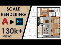 How To Render An Autocad Plan In Scale