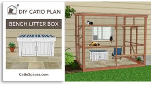 Diy Catio Plan Outdoor Litter Box Diy