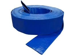 Blue Layflat Pvc Water Discharge Hose