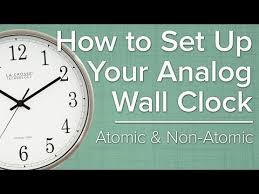 Set Up Your Og Atomic Wall Clock