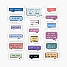 Say, happy new year with funny quotes. Colourful Haikyuu Quotes Sticker By Exxia0507 Redbubble