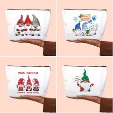 christmas cartoon elf pattern cosmetic