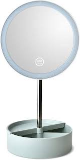 led lighted makeup mirror with 3 color