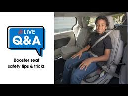 live q a booster seat tips tricks