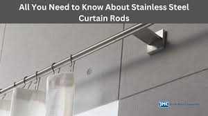 stainless steel curtain rods