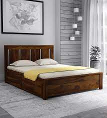 Amarillo Solid Wood Queen Size Bed