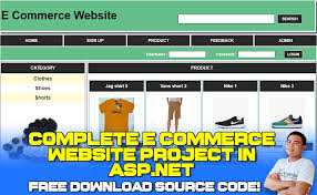 e commerce project in asp net