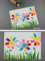 What are some fun art activities? Paper Roll Flower Art For Kids Easy Rainbow Flowers Art For Kids Rainbow Flowers Preschool Creative Art