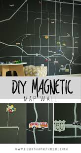 Magnetic Map Wall Diy Tutorial