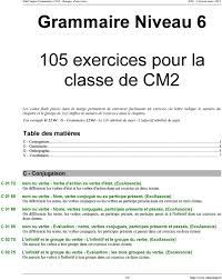 Grammaire Niveau exercices pour la classe de CM2 - PDF Free Download
