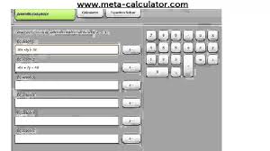 Free Linear Equations Solver