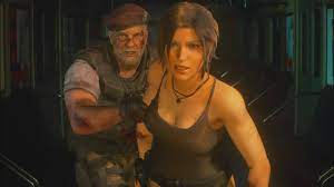Resident Evil 3 Remake - Lara Croft (Tomb Raider) Mod - YouTube