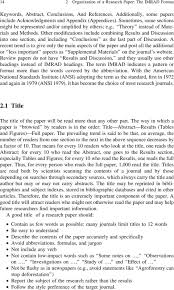 Unlike theses in the social sciences, the imrad format does. Chapter 2 Organization Of A Research Paper The Imrad Format Pdf Free Download