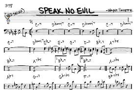 Wayne Shorter Speak No Evil Sheet Music Notes Chords Download Printable Real Book Melody Chords Bass Clef Instruments Sku 62138