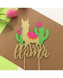 Host a mexican fiesta dinner party and set the table with these decoration ideas and diy centerpiece. Shop Deals For Llama Happy Birthday Cake Topper Llama Party Birthday Cake Topper Mexican Fiesta Gold Glitter Llama Cake Topper Gold Fiesta Decor