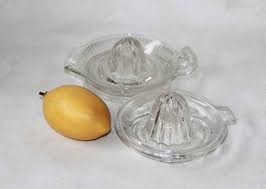 Vintage Glass Citrus Juice Reamer