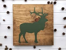 elk wall decor hunting nursery