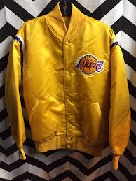 Unfollow lakers starter jacket to stop getting updates on your ebay feed. Nba Los Angeles Lakers Satin Starter Button Up Jacket Boardwalk Vintage