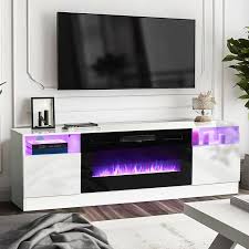 Oneinmil 70 Inch Fireplace Tv Stand