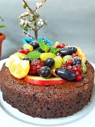 You have got to try this non alcoholic fruit cake recipe! Chocolate Wine Fruit Cake Whole Wheat Chocolate Wine Fruit Cake Eggless Wine Fruit Cake At My Kitchen