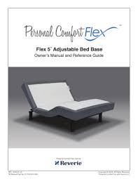 flex 5 adjustable bed base manualzz