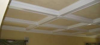 Any wooden ceiling can be easily whitewashed by you, just read diy tutorials here. Coffered Ceiling Framing Made Easy Doityourself Com