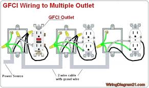 Multiple light switch wiring using nm cable. Hh 8904 Wiring Diagram For Gfci Receptacle Free Diagram