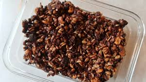 easy nutty chocolate vegan paleo granola