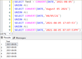 sql cast and sql convert functions