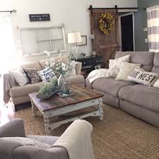 rustic chic living room off 69