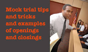 mock trial opening and closing statements
