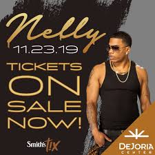 Nelly Presented By Dejoria Center Nowplayingutah Com