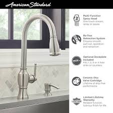 kitchen faucet in stainless steel