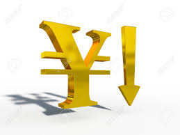 JPY Japanese Yen Up Down Course 3d Cg Stock Photo, Picture And Royalty Free  Image. Image 11926226.